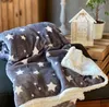 heimtexland ® velvety soft plyšová deka hvězdy měkký flanel Náhled obrázku produktu 5