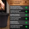 BLACK OAK Ascheeimer Santorini 25L - mit Deckel, Produktbild-Vorschau 4