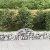 vidaXL Gabionen mit Hochbogen 11 Stk. 200x50x40/60 cm Produktbild-Vorschau 2