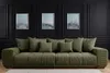 riess-ambiente XXL Sofa ELEGANCIA 285cm grün Cord Federkern Produktbild-Vorschau 6