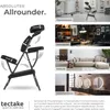 tectake® Massagestuhl klappbar 80 x 50 x 105 cm Produktbild-Vorschau 5