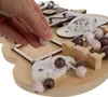 Tabuľa s aktivitami Medvedík Montessori béžová Náhľad obrázku produktu 5