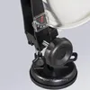 Close-up of a satellite dish mount with a suction cup and angle indicator. Produktbild-Vorschau