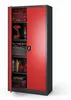 Armoire de bureau Armoire en acier anthracite-rouge Voir les images du produit 6
