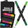 Stylo pinceau double embout, 36 couleurs, marqueur Voir les images du produit 3