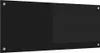 vidaXL Alzatina da cucina nera 100 x 40 cm Vetro temperato Anteprima dell’immagine prodotto 1