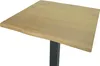 Bistrotisch Baumkante massiv Eiche geölt 70 x 70 cm Produktbild-Vorschau 5