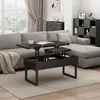 Konferenční stůl Vicco Lifty Černá 100 x 50 cm s funkcí Náhled obrázku produktu 1