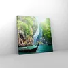 Bild auf Leinwand - Leinwandbild - Boot Klippen Natur Produktbild-Vorschau 4