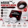 Weiße farbige Kontaktlinsen - Gruselige Tageslinsen für Produktbild-Vorschau 5
