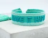 LS-LebenStil Canvas Statement Armband Make it Happen Türkis Produktbild-Vorschau 3