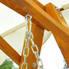 Outsunny 3-Sitzer Hollywoodschaukel Lärche Holz Produktbild-Vorschau 8