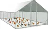 Pollaio Ikodm con recinto all'aperto e tetto, 3x6x2 m, in Anteprima dell’immagine prodotto 8