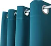 Verdunkelungsvorhang Ösen 300 x 245 cm Petrol Vorhang Produktbild-Vorschau 3