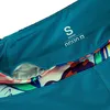 Rhea 3/4 Leggings von Ocun in Türkis mit buntem Innenfutter; Größe S. Náhled obrázku produktu