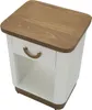 Mauro Ferretti Nachttisch Tolosa, 48x40x62 cm, weiß-braun Produktbild-Vorschau 4