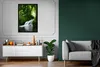 MuchoWow® Gerahmtes Poster Wasserfall - Natur - Grün 60x90 Produktbild-Vorschau 5