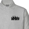Huuraa Herren Polo Shirt BBQ Queen Flammen XXL Sport Grey Produktbild-Vorschau 2