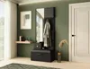 Garderobe MARGARET III, Farbe: Schwarz+ Schwarz, mit Produktbild-Vorschau 1