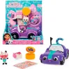Gabby's Dollhouse Carlita Vehicle toy set, shown in its packaging with accessories and a separate view of the vehicle. Anteprima dell’immagine prodotto