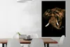 MuchoWow® Poster Elefant - Schwarz - Braun 80x120 cm - Produktbild-Vorschau 2