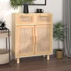 vidaXL Príborník hnedý 60x30x75 cm Borovicový masív a Náhľad obrázku produktu 1