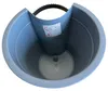 Pot de fleurs Benza en tuyau de descente, bleu pastel – lot Voir les images du produit 6