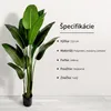 IvoQ Strelitzia umelá rastlina 210 cm - veľká strelícia - Náhľad obrázku produktu 8