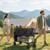 Outsunny Gartenwagen 200 kg belast zweistufige Produktbild-Vorschau 2