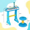 Tastiera elettronica per bambini TM10021BL, con sgabello, Anteprima dell’immagine prodotto 3