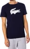 Lacoste Sport Herren T-Shirt Navy mit Krokodilaufdruck Weiß Produktbild-Vorschau 16