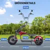 M1P E-Chopper Elektro-Kleinkraftrad 45 km/h, 2000W, 60V Produktbild-Vorschau 2