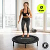 Fitness-Heimtrampolin 91 cm - schwarzes Mini Trampolin für Produktbild-Vorschau 7