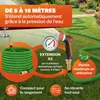 GARDEBRUK® Tuyau d’Arrosage Extensible 15 m Vert – Pistolet Voir les images du produit 5
