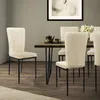 ML-Design sada 4 jídelních židlí s opěradlem, taupe, Náhled obrázku produktu 1