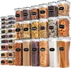 Skroam 36-teiliges Kunststoffbehälter Set - Vorratsdosen Produktbild-Vorschau 1