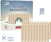 BRUBAKER Baumkerzen Wachs - Weihnachtskerzen für Produktbild-Vorschau 2