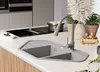 PRIMAGRAN Eckspüle Grau 90x50cm, Granitspüle 1,5 Becken + Produktbild-Vorschau 3