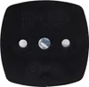A black plastic component with text and three circular openings. Náhľad obrázku produktu