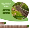 be4nature zahradní chodník dřevěný 30 x 600 cm tmavě hnědý Náhled obrázku produktu 3