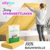 EllaTex Jersey Spannbettlaken 90x200–100x200 Baumwolle – Produktbild-Vorschau 2