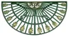 Tisch Halbrund Wandtisch 93995 Beistelltisch Metall 80 cm Produktbild-Vorschau 4