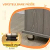 PawHut Hundekäfig Haustierkäfig Hundehütte mit Schloss, Produktbild-Vorschau 7