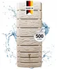 4rain SLIM STONE DECOR wandtank 500 L zandbeige Productafbeelding-voorbeeld 1