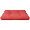 vidaXL Palettenkissen Rot 70x70x12 cm Stoff Produktbild-Vorschau 4