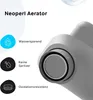 Close-up of a faucet aerator with feature callouts. Produktbild-Vorschau