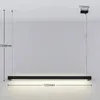 Arcchio LED-Pendellampe Cuna, schwarz, 122cm, Metall Produktbild-Vorschau 6