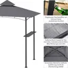 Outsunny Grillpavillon Gartenzelt Grill Pavillon Doppeldach Produktbild-Vorschau 5