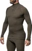 Woolpower Zip Turtleneck Lite heren sweater (donkergroen), Productafbeelding-voorbeeld 3
