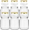 6 x Gärglas-Set Einmachglas mit Metalldeckel & Beschwerer – Produktbild-Vorschau 1